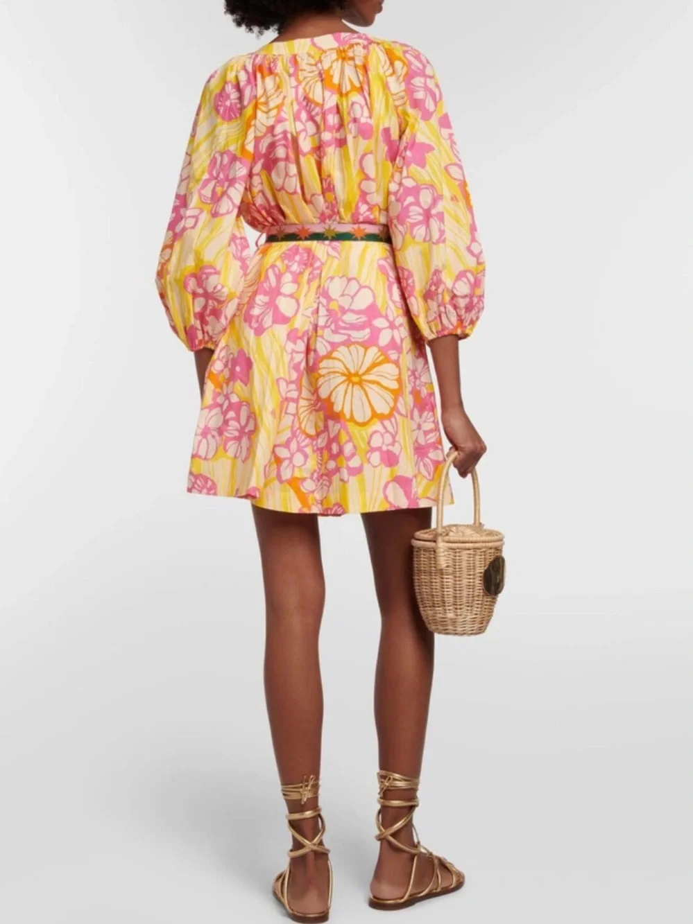 Alemais Fenella Mini Dress in Cotton
